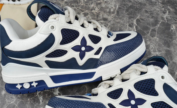 LOUIS VUITTON SKATE SNEAKER MARINE WHITE