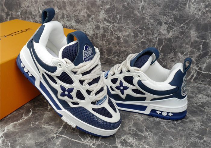 LOUIS VUITTON SKATE SNEAKER MARINE WHITE