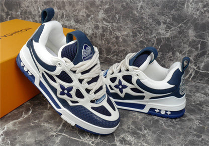 LOUIS VUITTON SKATE SNEAKER MARINE WHITE
