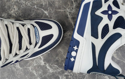 LOUIS VUITTON SKATE SNEAKER MARINE WHITE