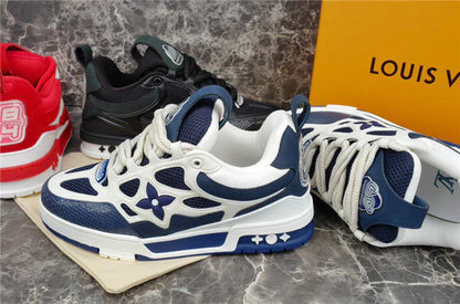 LOUIS VUITTON SKATE SNEAKER MARINE ET BLANC