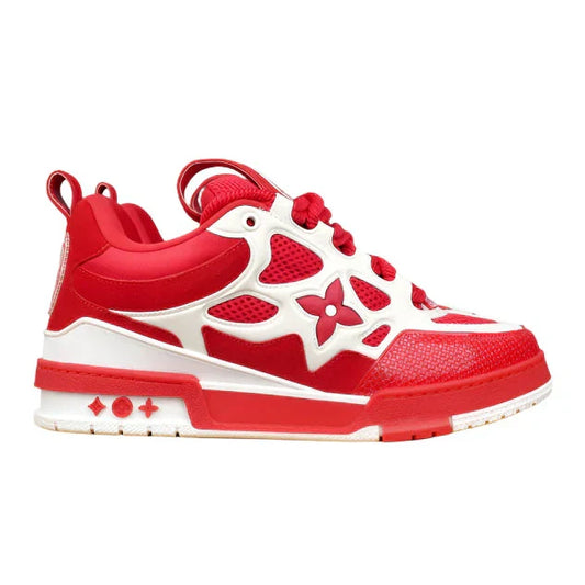 LOUIS VUITTON SKATE SNEAKER ROUGE ET BLANC