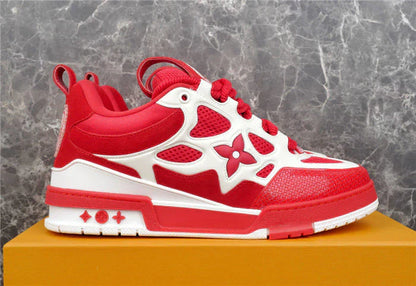 LOUIS VUITTON SKATE SNEAKER ROUGE ET BLANC