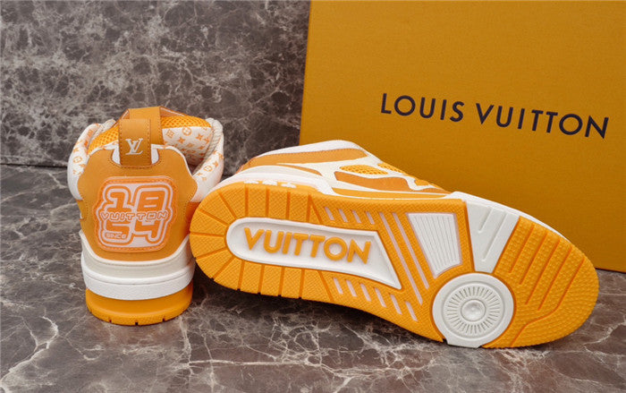 LOUIS VUITTON SKATE SNEAKER YELLOW WHITE