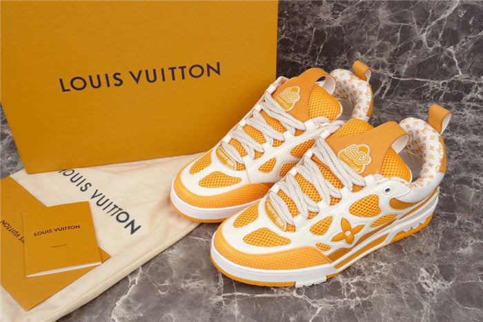LOUIS VUITTON SKATE SNEAKER YELLOW WHITE