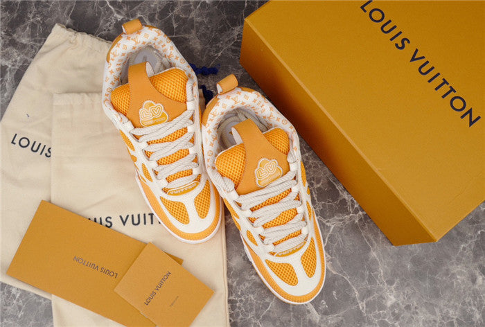 LOUIS VUITTON SKATE SNEAKER YELLOW WHITE