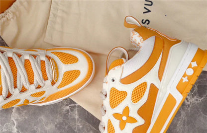 LOUIS VUITTON SKATE SNEAKER JAUNE BLANC