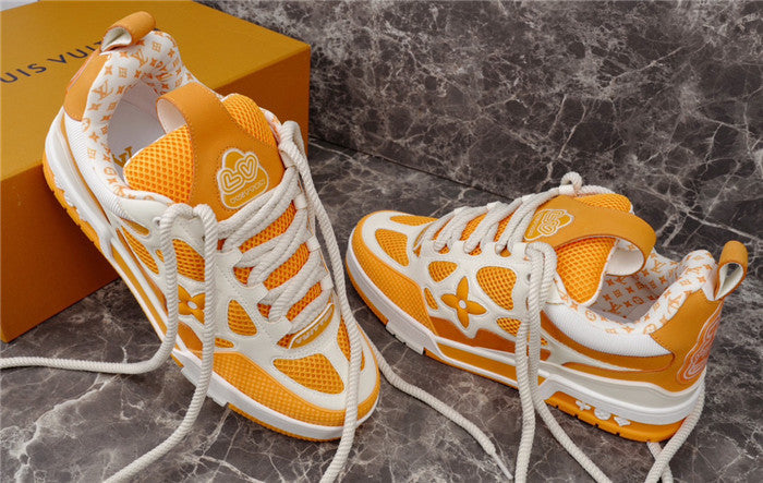 LOUIS VUITTON SKATE SNEAKER YELLOW WHITE