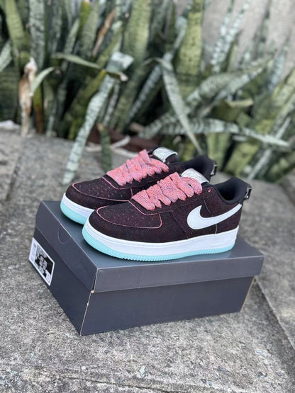Nike Air Force 1 Low Black Pink Glow
