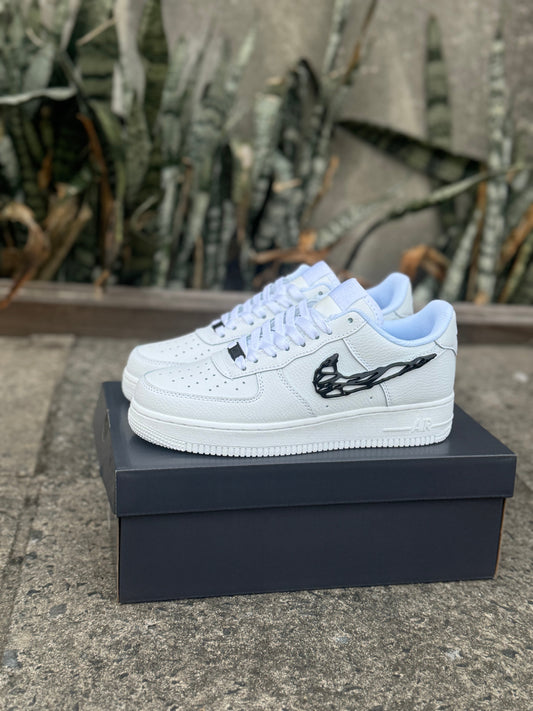 Nike Air Force 1 Low "Liquid Metal pink Swoosh"