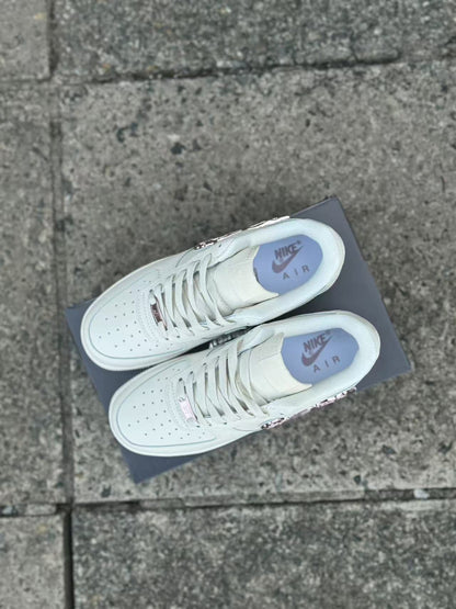 Nike Air Force 1 Low "Liquid Metal pink Swoosh"