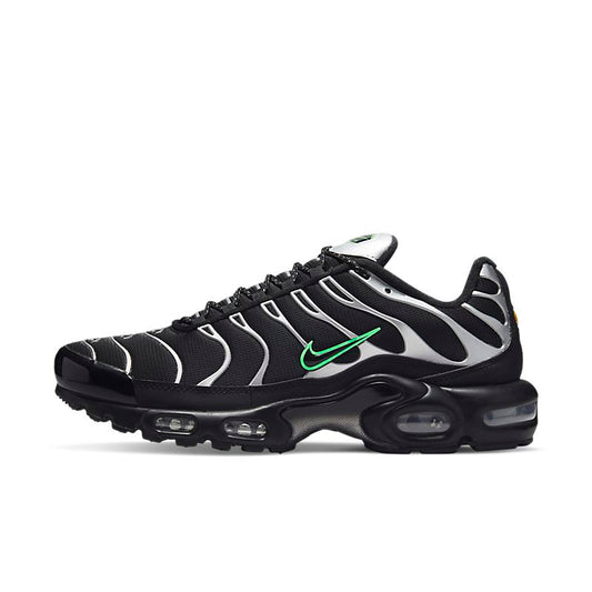 Nike Air Max Plus Noir Vert Strike Metallic Argenté