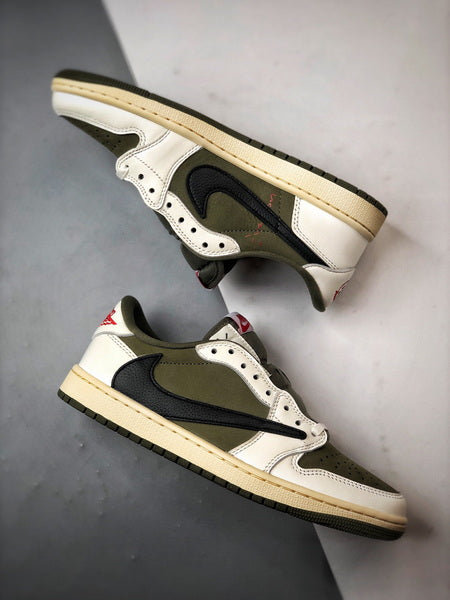 Travis Scott x Air Jordan 1 Low OG "Medium Olive"