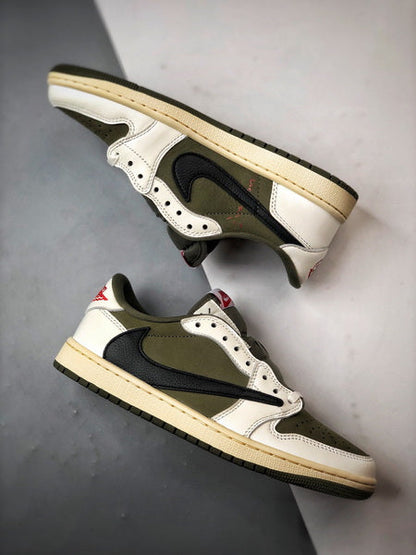 Travis Scott x Air Jordan 1 Low OG "Medium Olive"