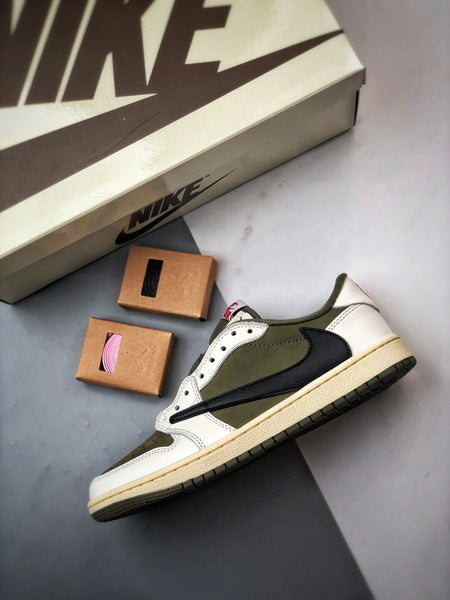 Travis Scott x Air Jordan 1 Low OG "Medium Olive"