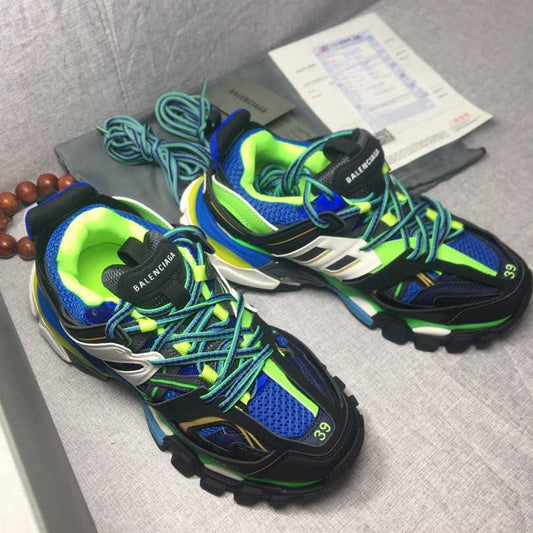 BALENCIAGA TRACK 3.0 x VERT BLEUE