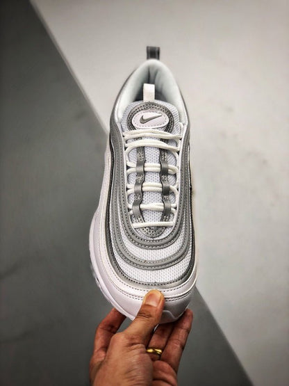 NIKE Air Max 97 Blanc/Argenté/Gris - Houdini