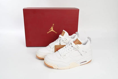 Jordan 4 Levi's White