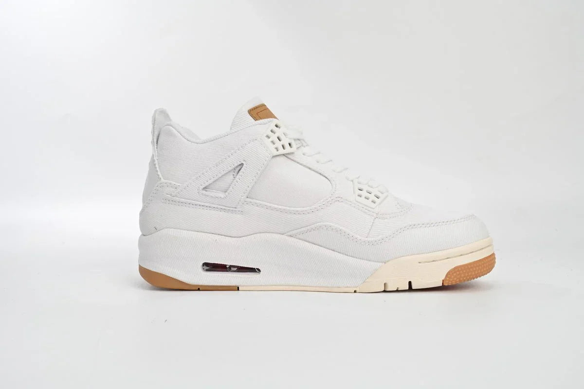 Jordan 4 Levi's White