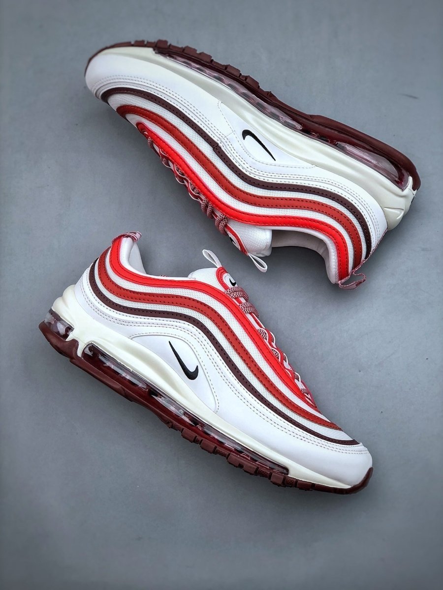 NIKE Air Max 97 "White/Dune Red" - Houdini