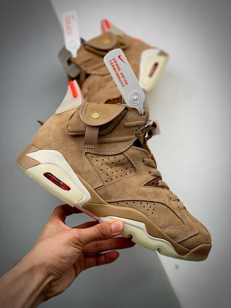 Air Jordan 6 x Travis Scott "British Khaki "