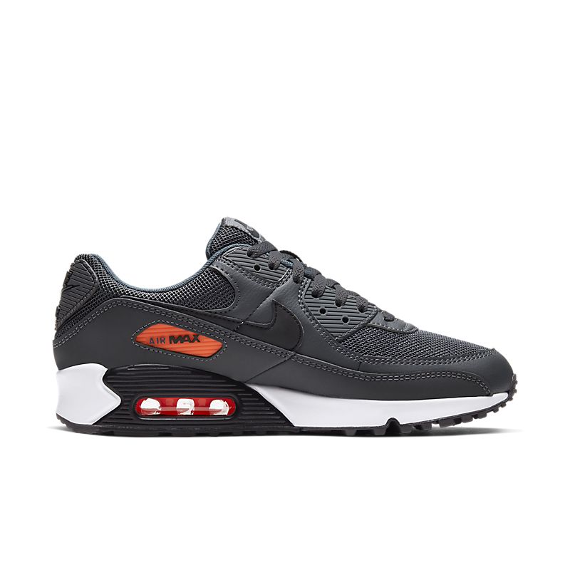 Nike Air Max 90 Iron Grey Black Total Orange