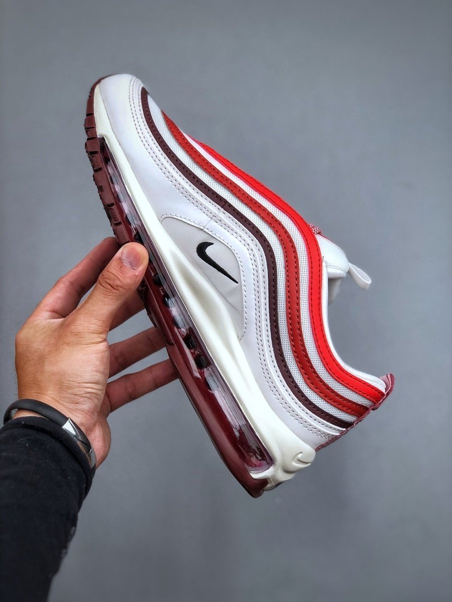 NIKE Air Max 97 "White/Dune Red" - Houdini