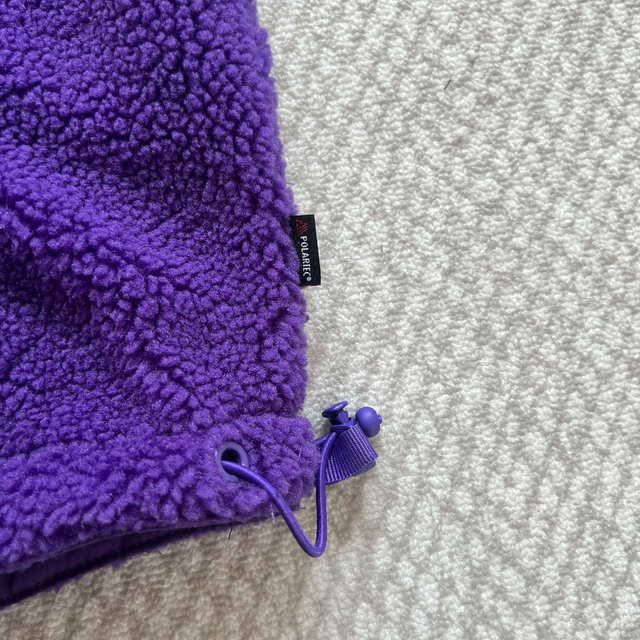 Supreme POLARTEC SHEARLING REVERSIBLE PULLOVER PURPLE