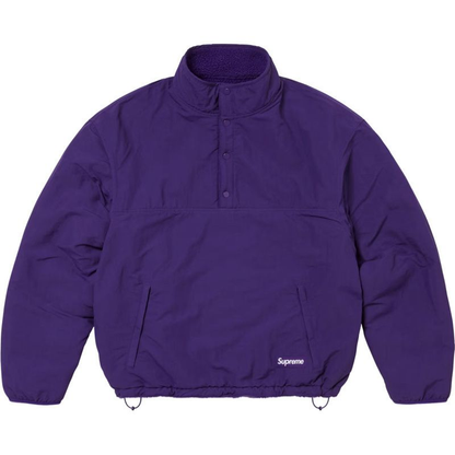 Supreme POLARTEC SHEARLING REVERSIBLE PULLOVER PURPLE